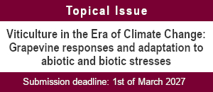 Topical issue: Viticulture in the Era of Climate Change